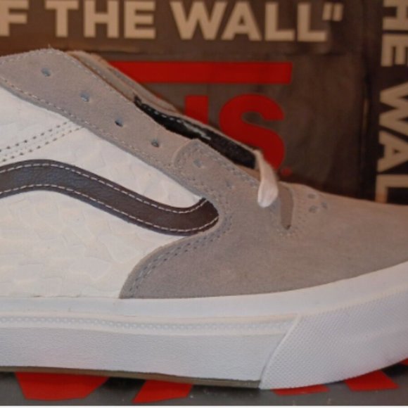 Vans Men's 6.5/Women's 8 BMX Style 114 Kevin Peraza Grey White Black Mid-Top - Picture 9 of 12